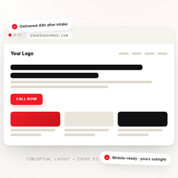 Custom 5-page website